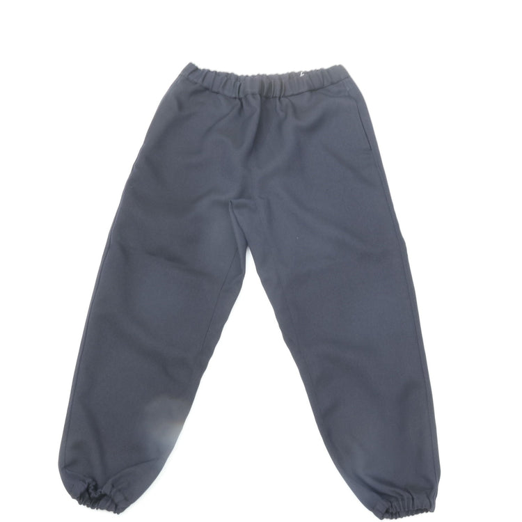 maillot / mature tech tweed rib trouser NAVY