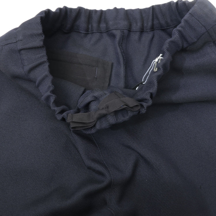 maillot / mature tech tweed rib trouser NAVY