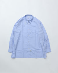 Marvine Pontiak Shirt Makers  MPSM-1914S Tab Collar L/S SH Skyblue