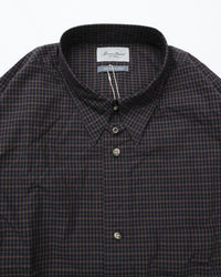 Marvine Pontiak Shirt Makers MPSM-1914S Tab Collar L/S SH Navy Mini CH