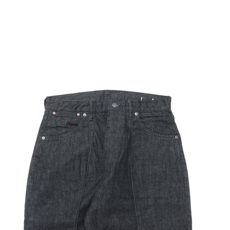 Riprap / TWISTED CREASE JEANS RELAXED-FIT BLACK