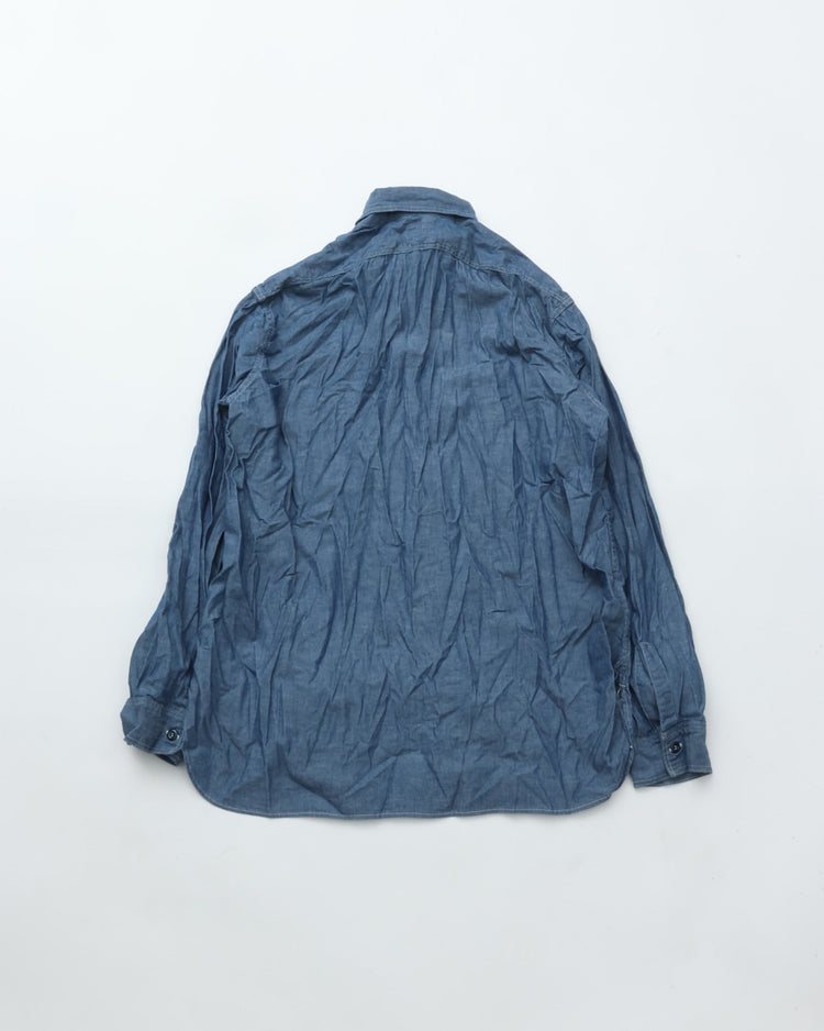 orslow   RELAX FIT CHAMBRAY WORK SHIRT