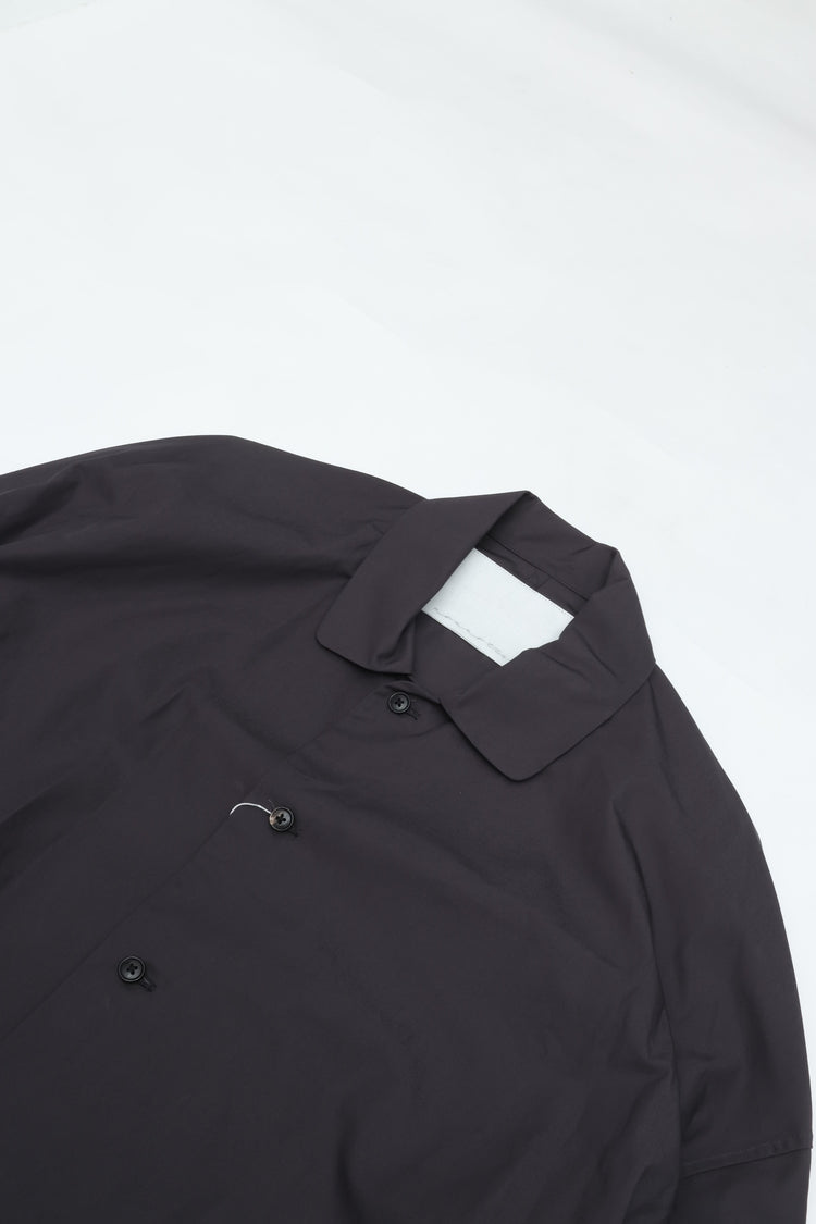 nonnotte Draping Shirt 001 N-26A-010 obsidian