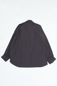nonnotte Draping Shirt 001 N-26A-010 obsidian