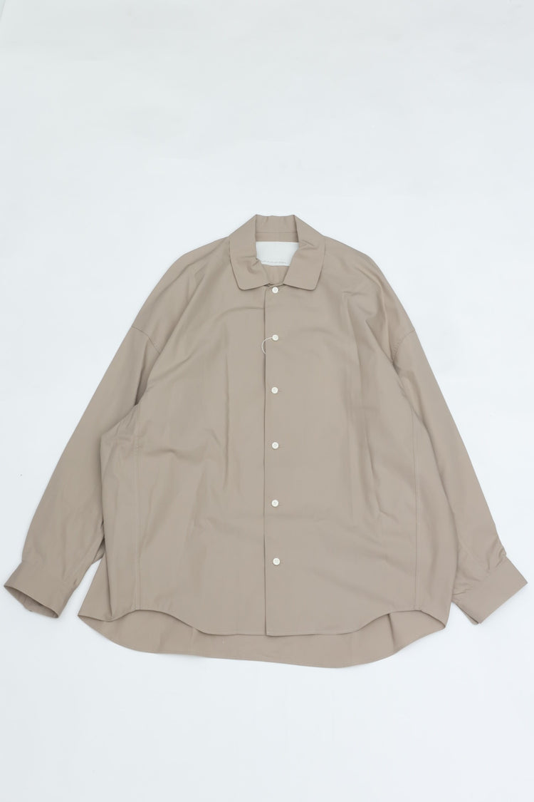 nonnotte Draping Shirt 001 N-26A-010 taupe
