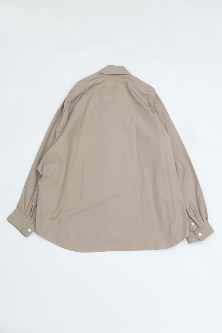 nonnotte Draping Shirt 001 N-26A-010 taupe