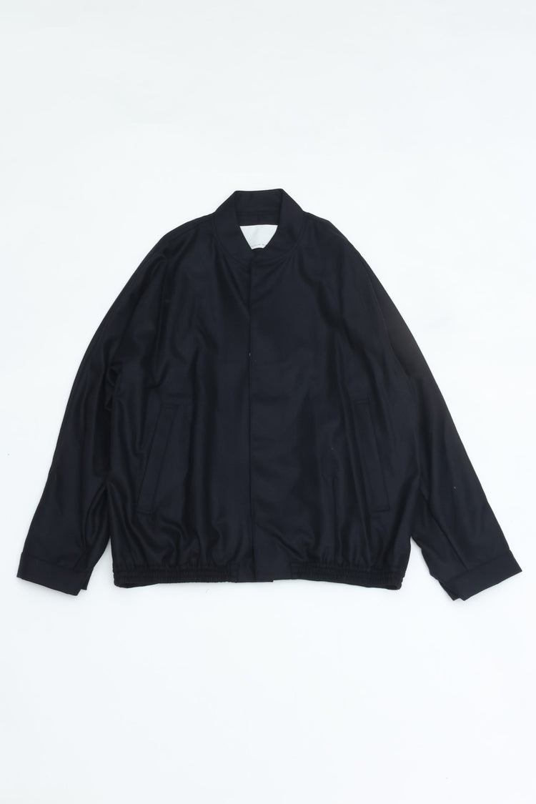 nonnotte Draping Bias Sleeve Blouson N-26A-055 Velvet Navy