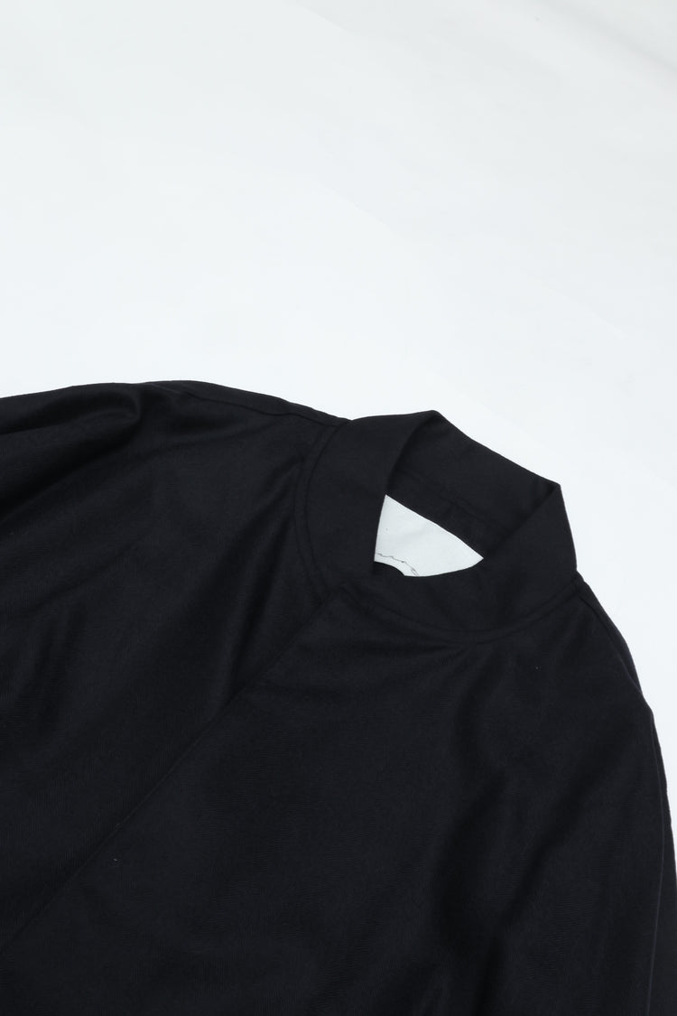 nonnotte Draping Bias Sleeve Blouson N-26A-055 Velvet Navy