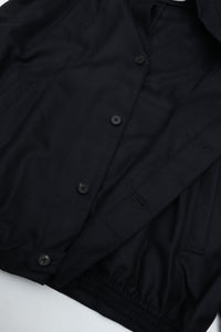 nonnotte Draping Bias Sleeve Blouson N-26A-055 Velvet Navy