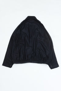 nonnotte Draping Bias Sleeve Blouson N-26A-055 Velvet Navy