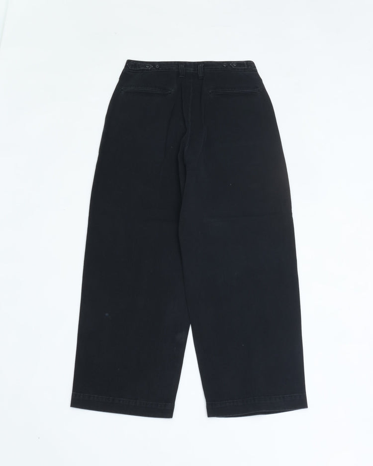 PORTER CLASSIC GENE KELLY CHINOS BLACK