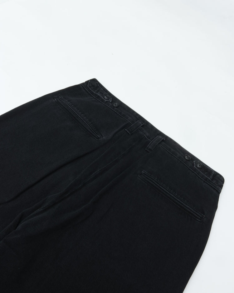 PORTER CLASSIC GENE KELLY CHINOS BLACK