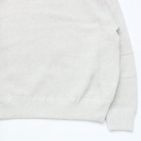 crepuscule / Moss Stitch Turtle Neck Oatmeal