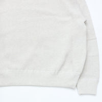 crepuscule / Moss Stitch Turtle Neck Oatmeal