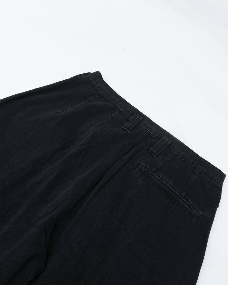 PORTER CLASSIC  CLASSIC DENIM BEBOP PANTS BLACK (WHOLESALE EXCLUSIVE) BFA-P-005-4267