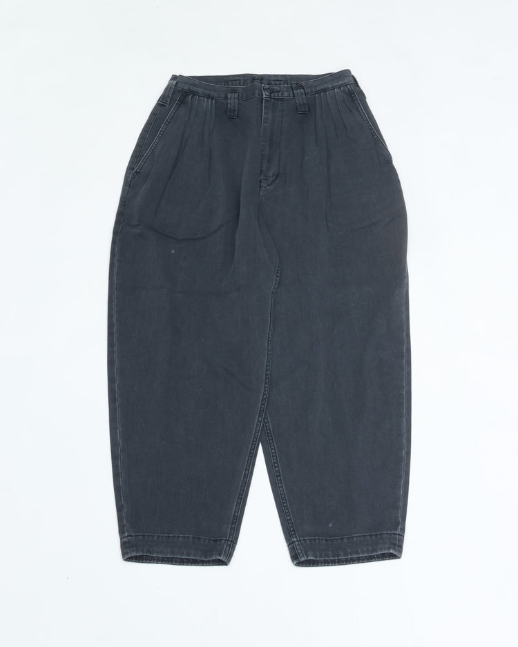 PORTER CLASSIC  CLASSIC DENIM BEBOP PANTS GRAY (WHOLESALE EXCLUSIVE) BFA-P-005-4267