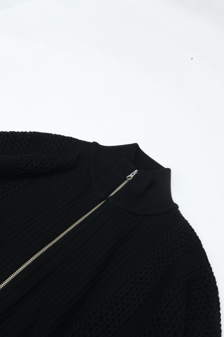 YASHIKI    Akiiro Drivers Knit （秋色）YSK-26AW-KN09 BLACK