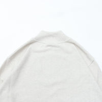 crepuscule / Light Moss Stitch Half Zip P/O Oatmeal