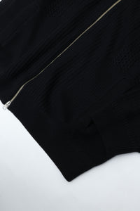 YASHIKI    Akiiro Drivers Knit （秋色）YSK-26AW-KN09 BLACK