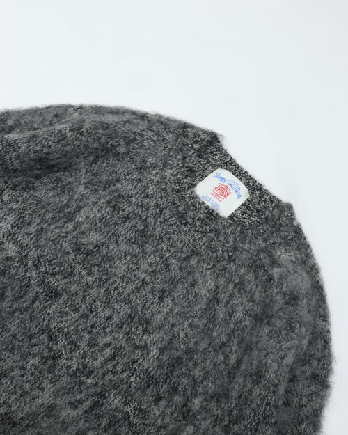 J.PRESS ORIGINALS SADLE CREW NECK GRAY Japan Made KROALW0051