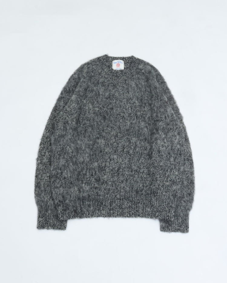 J.PRESS ORIGINALS SADLE CREW NECK GRAY Japan Made KROALW0051