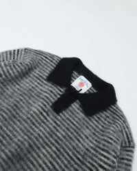 J.PRESS ORIGINALS Saggy Dog Skipper Polo Knit Japan Made KROALW0053 NAVY STRIPE