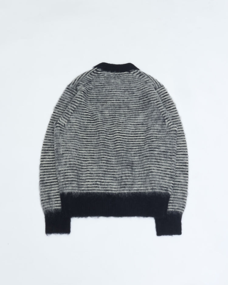 J.PRESS ORIGINALS Saggy Dog Skipper Polo Knit Japan Made KROALW0053 NAVY STRIPE