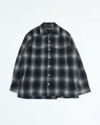 COTTON PAN Shaaf Flannel Shirt L/S Oakland BLACK*WHITE
