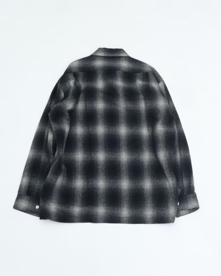 COTTON PAN Shaaf Flannel Shirt L/S Oakland BLACK*WHITE