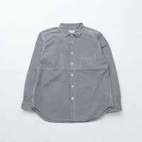 RINEN / 80/2ダウンプルーフ レギュラーカラーシャツ  81.ギンガム