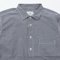 RINEN / 80/2ダウンプルーフ レギュラーカラーシャツ  81.ギンガム