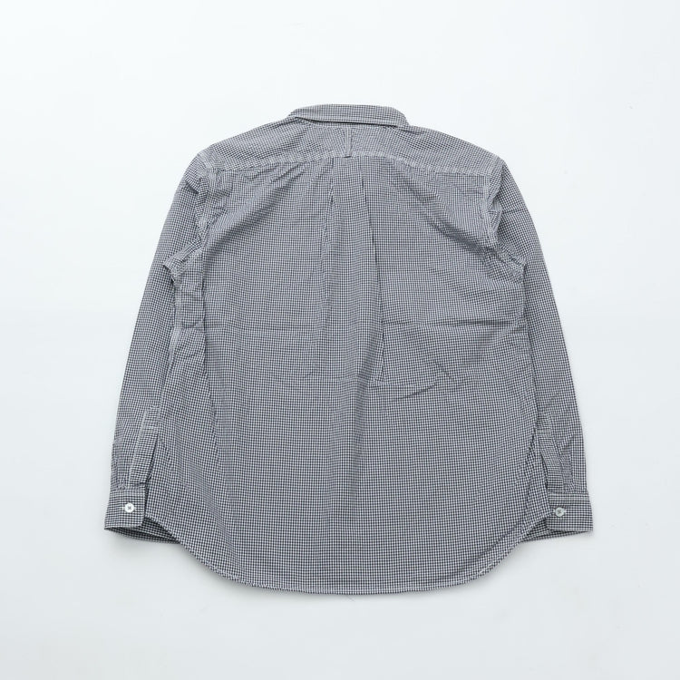 RINEN / 80/2ダウンプルーフ レギュラーカラーシャツ  81.ギンガム