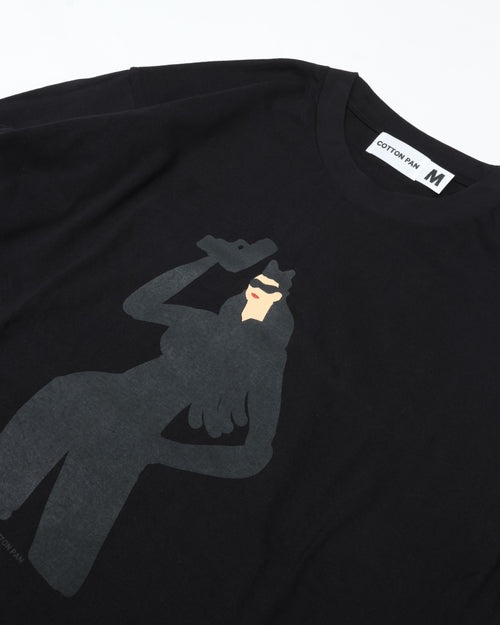 COTTON PAN Cat GOAT BLACK