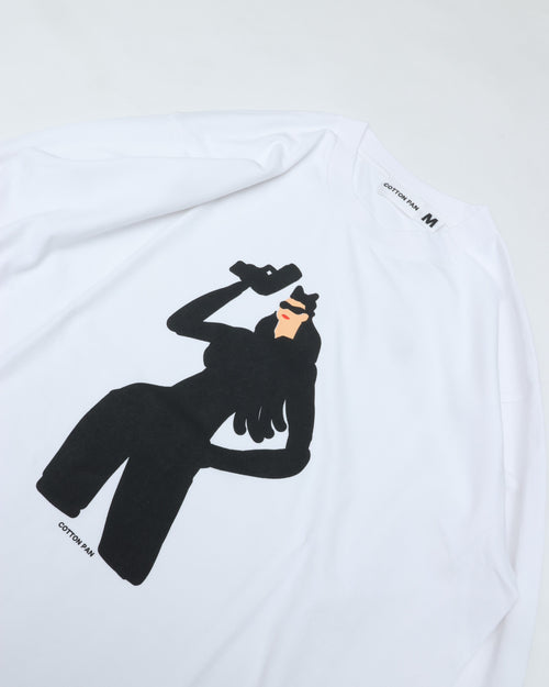 COTTON PAN Cat GOAT WHITE