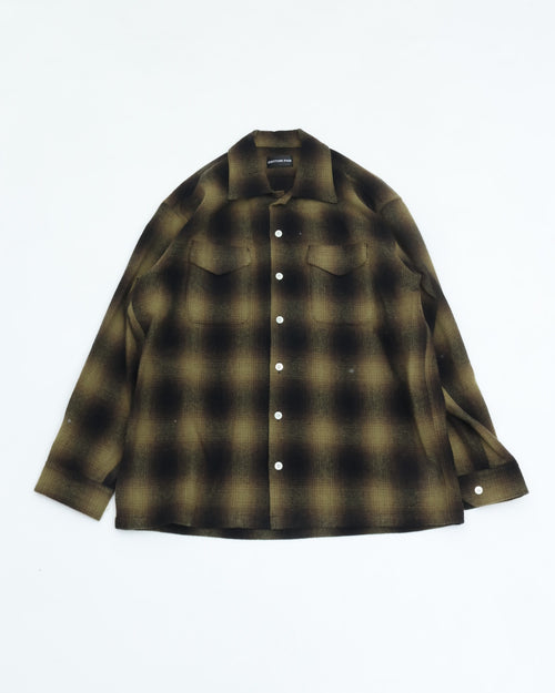COTTON PAN Shaaf ネルシャツL/S Oakland BLACK*OLIVE