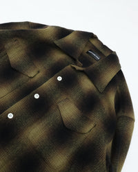 COTTON PAN  Shaaf ネルシャツL/S Oakland BLACK*OLIVE