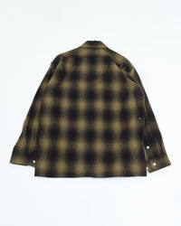 COTTON PAN  Shaaf ネルシャツL/S Oakland BLACK*OLIVE