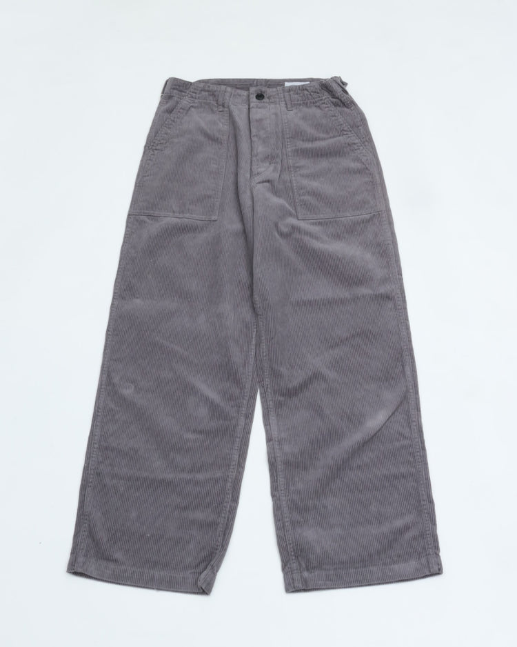 Ordinary fits  CORDUROY FATIGUE PANTS PT023 GRAY