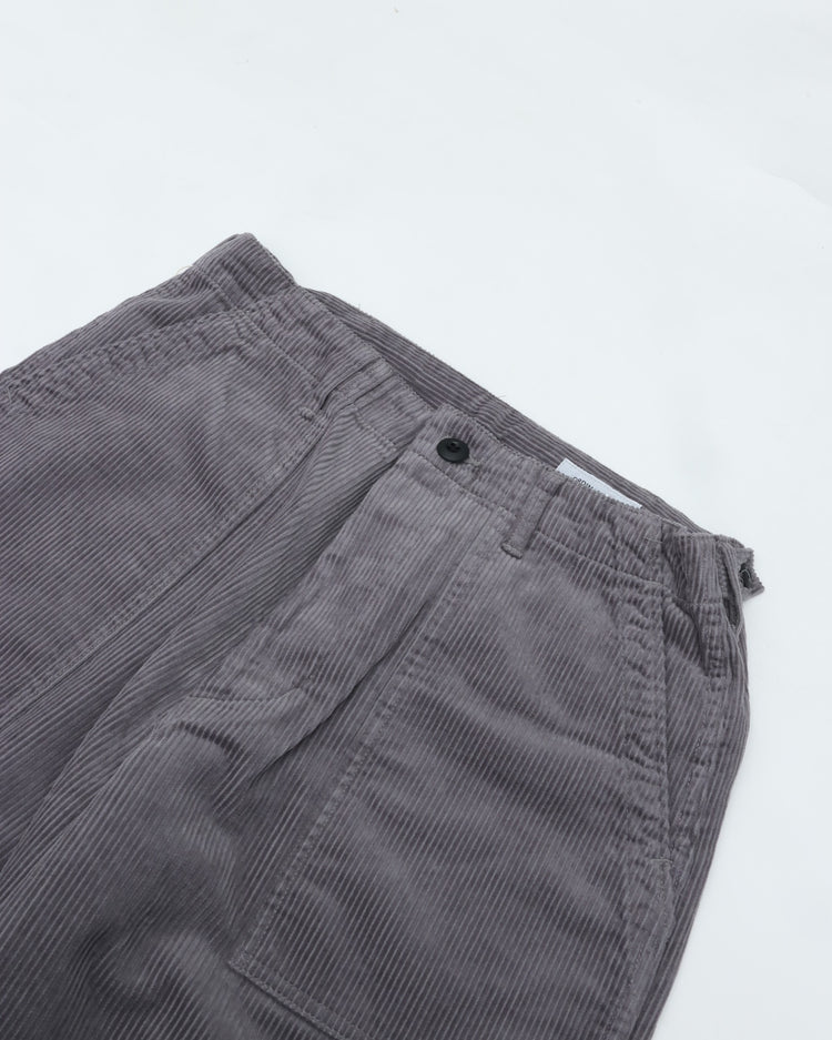 Ordinary fits  CORDUROY FATIGUE PANTS PT023 GRAY