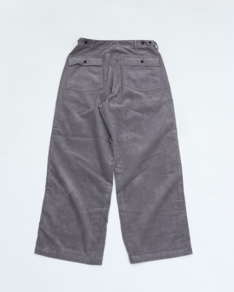 Ordinary fits  CORDUROY FATIGUE PANTS PT023 GRAY