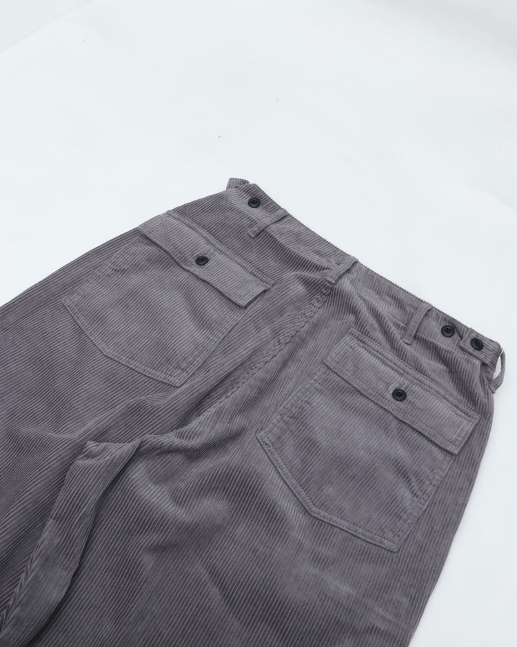 Ordinary fits  CORDUROY FATIGUE PANTS PT023 GRAY