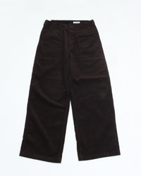 Ordinary fits  CORDUROY FATIGUE PANTS PT023 BROWN