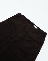 Ordinary fits  CORDUROY FATIGUE PANTS PT023 BROWN