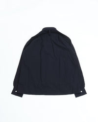 intch. Lye Wool Regular Collar Shirts NAVY
