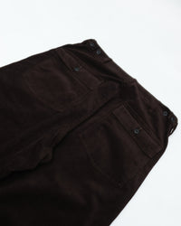 Ordinary fits  CORDUROY FATIGUE PANTS PT023 BROWN