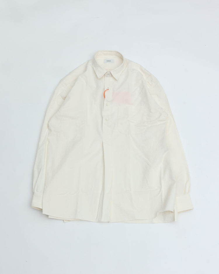 intch. Est Cotton Burberry Pull-over Shirts OFF WHITE