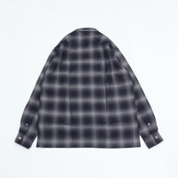 Riprap  OPEN COLLAR SH L/S (INDIGO SHADOW PATTERN) RRS2202 GRAY/INDIGO