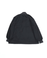 intch.   Ary Wool Silk Hi-neck Pull-Over BLACK