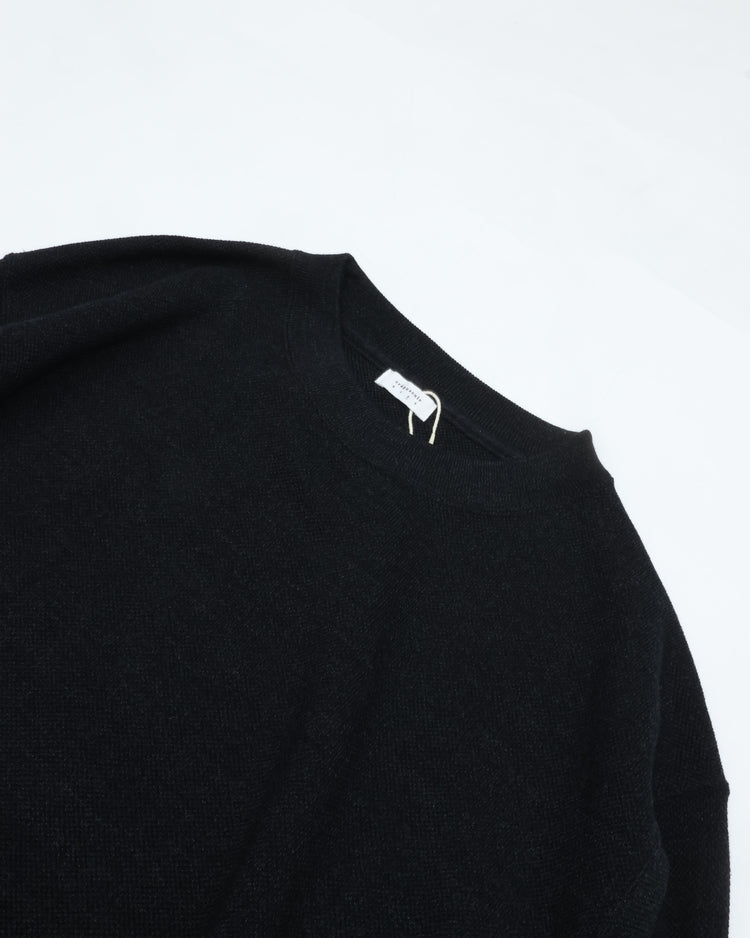 crepuscule  Co/Wo Moss Stitch P/O  2603-001 BLACK