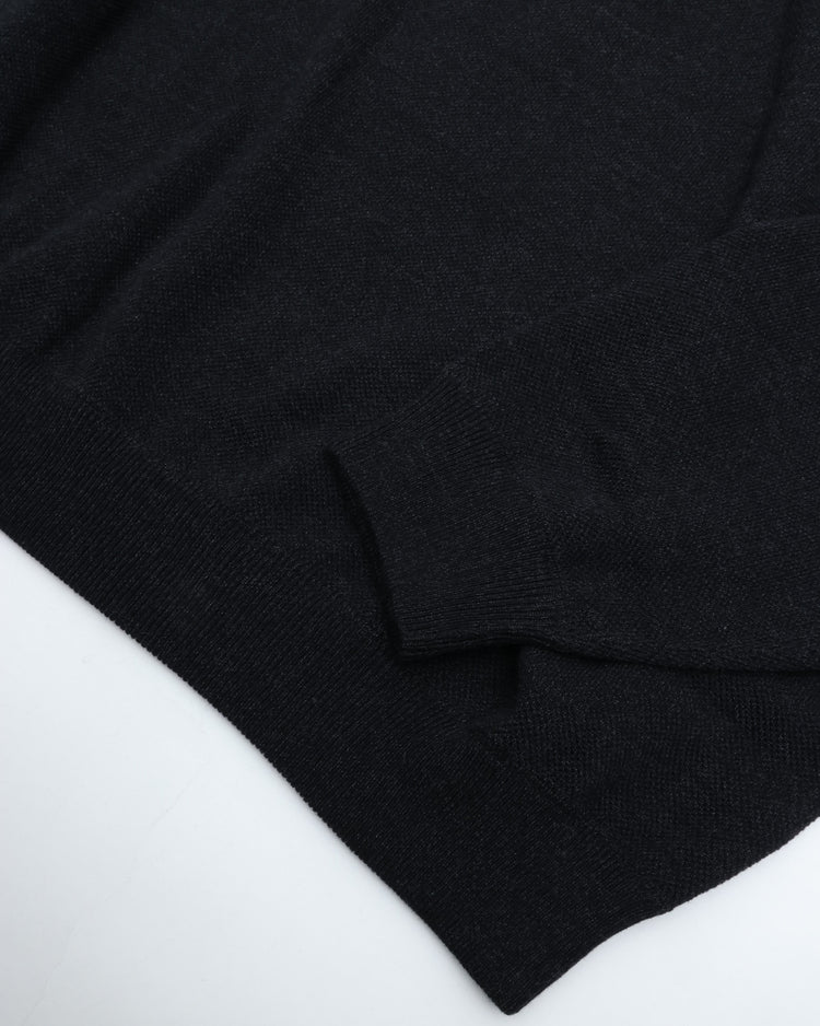 crepuscule  Co/Wo Moss Stitch P/O  2603-001 BLACK